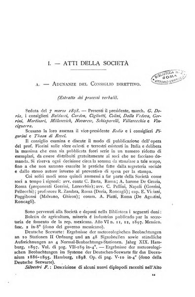 Bollettino della Società geografica italiana