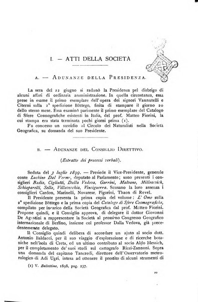 Bollettino della Società geografica italiana