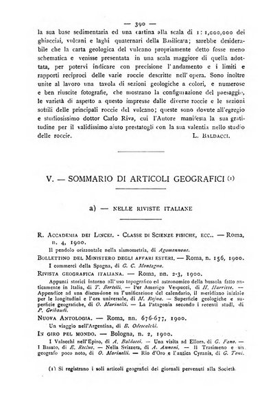 Bollettino della Società geografica italiana