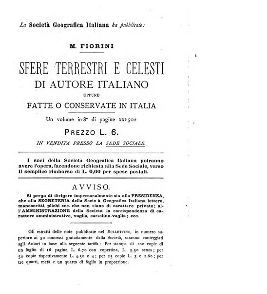 Bollettino della Società geografica italiana