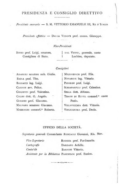 Bollettino della Società geografica italiana