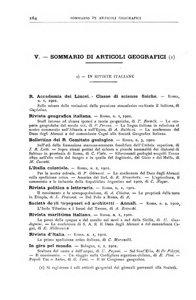 Bollettino della Società geografica italiana