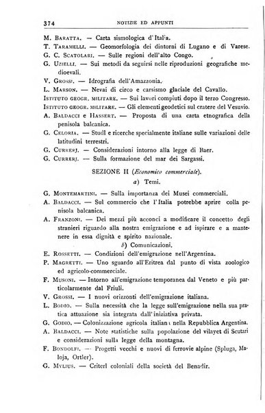 Bollettino della Società geografica italiana