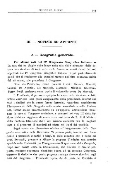 Bollettino della Società geografica italiana