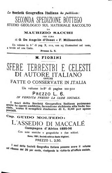 Bollettino della Società geografica italiana