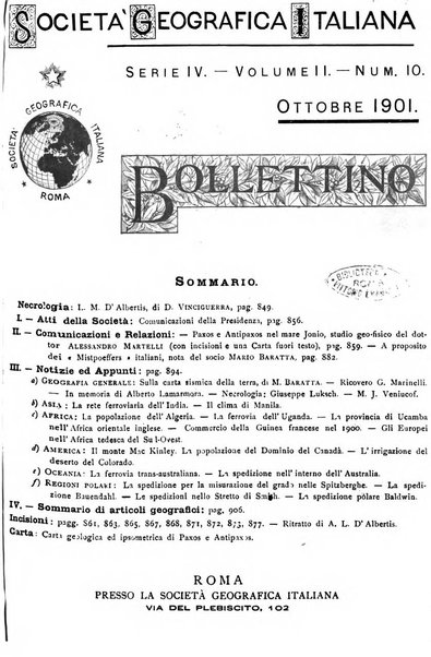 Bollettino della Società geografica italiana