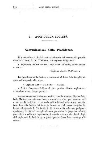 Bollettino della Società geografica italiana