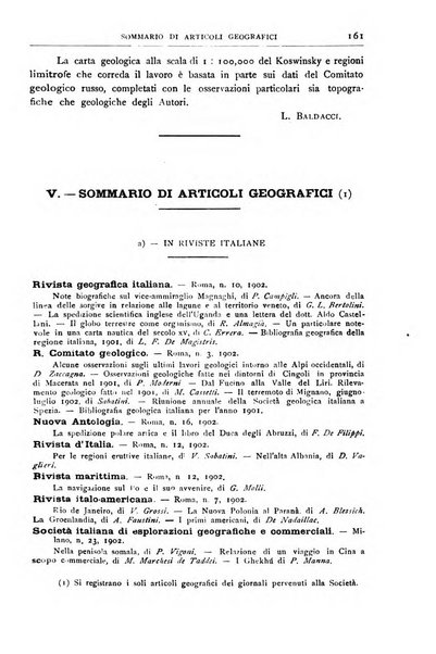 Bollettino della Società geografica italiana