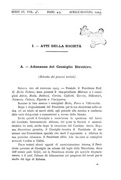 Bollettino della Società geografica italiana