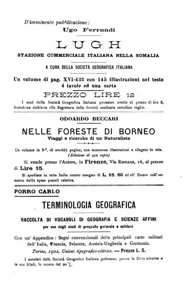 Bollettino della Società geografica italiana