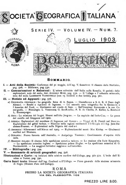 Bollettino della Società geografica italiana