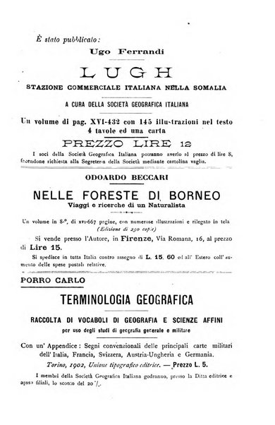 Bollettino della Società geografica italiana