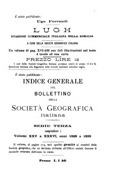 Bollettino della Società geografica italiana