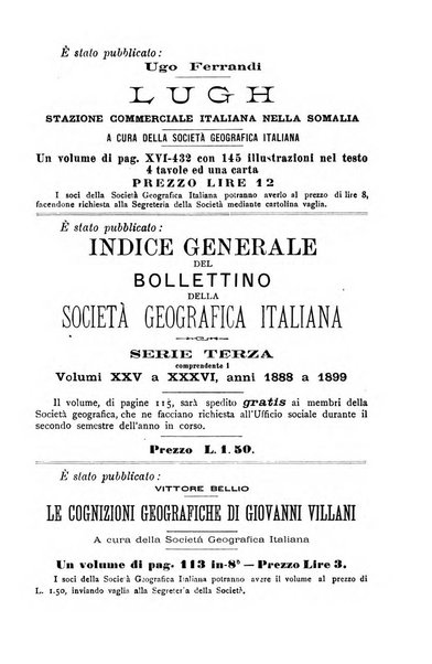 Bollettino della Società geografica italiana