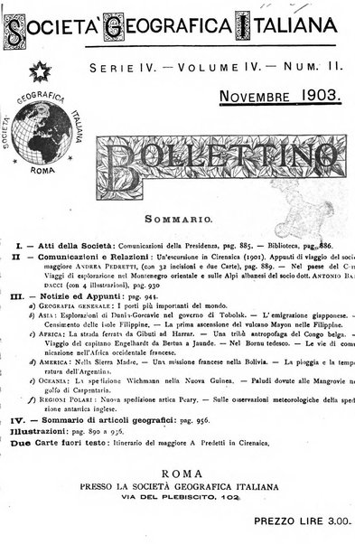 Bollettino della Società geografica italiana