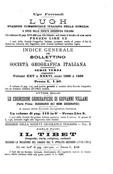 Bollettino della Società geografica italiana