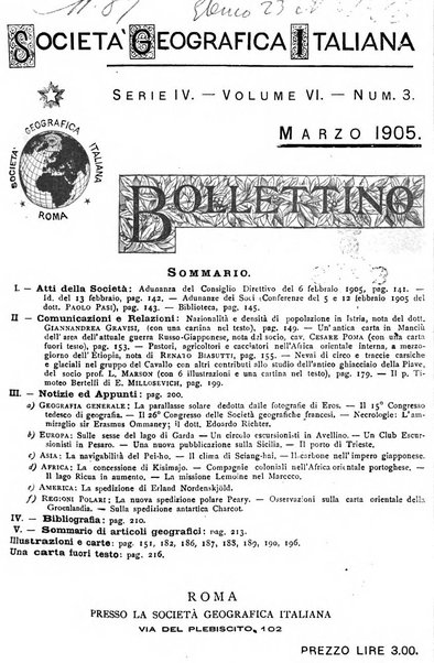 Bollettino della Società geografica italiana