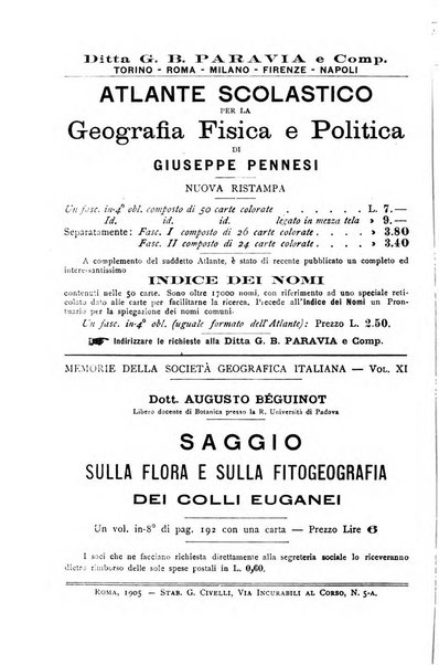 Bollettino della Società geografica italiana