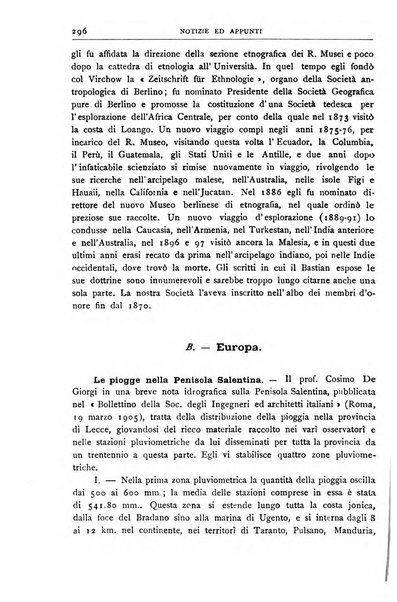 Bollettino della Società geografica italiana