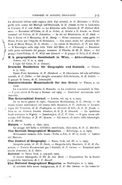 Bollettino della Società geografica italiana