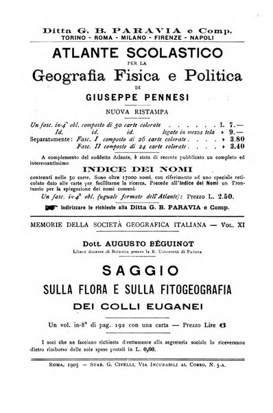 Bollettino della Società geografica italiana