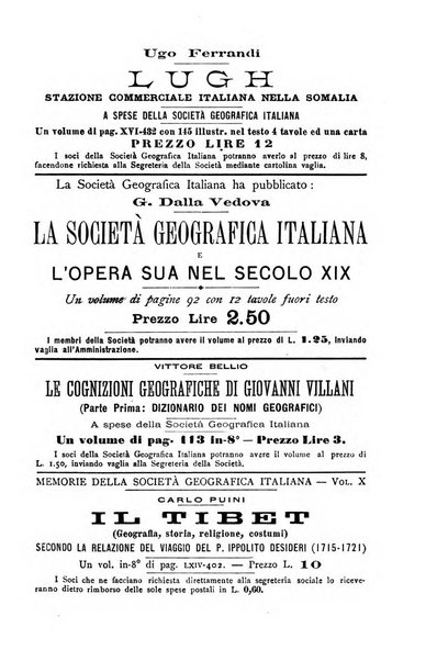 Bollettino della Società geografica italiana