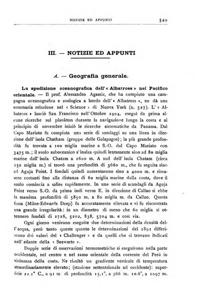 Bollettino della Società geografica italiana