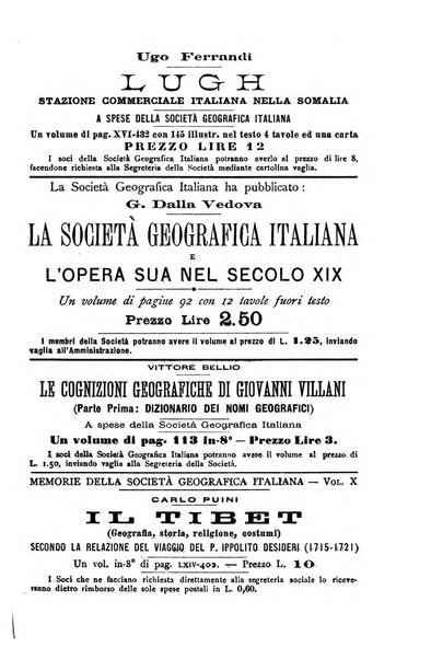 Bollettino della Società geografica italiana