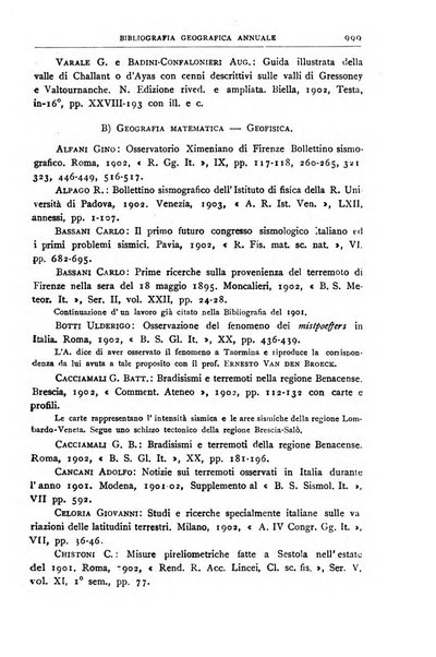 Bollettino della Società geografica italiana