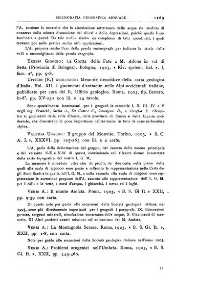 Bollettino della Società geografica italiana