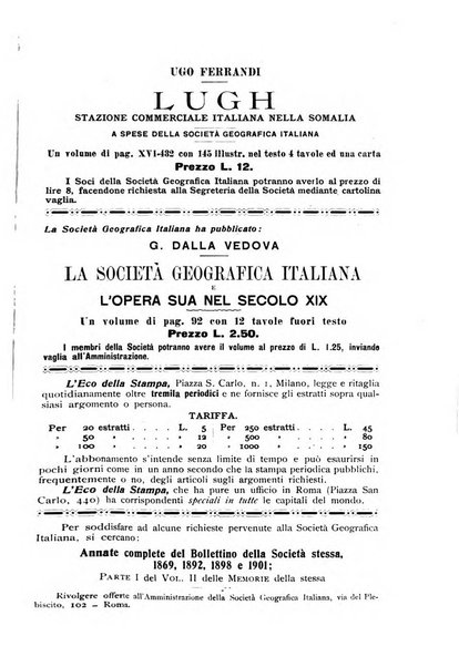 Bollettino della Società geografica italiana