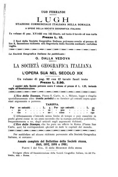 Bollettino della Società geografica italiana