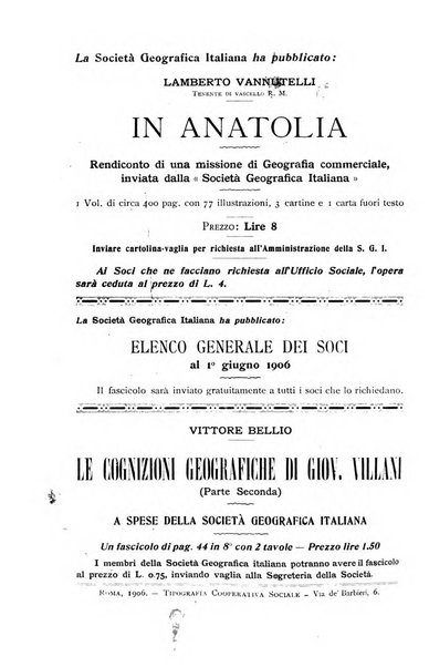 Bollettino della Società geografica italiana