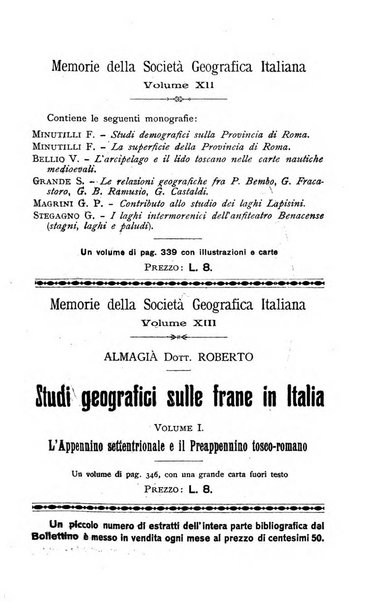 Bollettino della Società geografica italiana