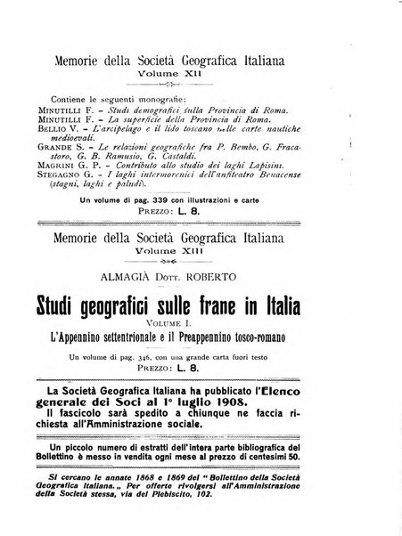 Bollettino della Società geografica italiana