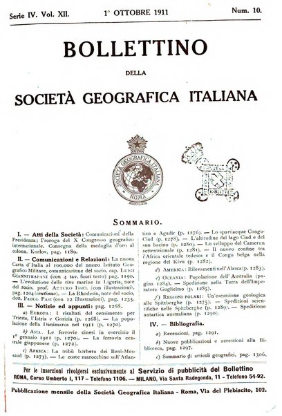 Bollettino della Società geografica italiana