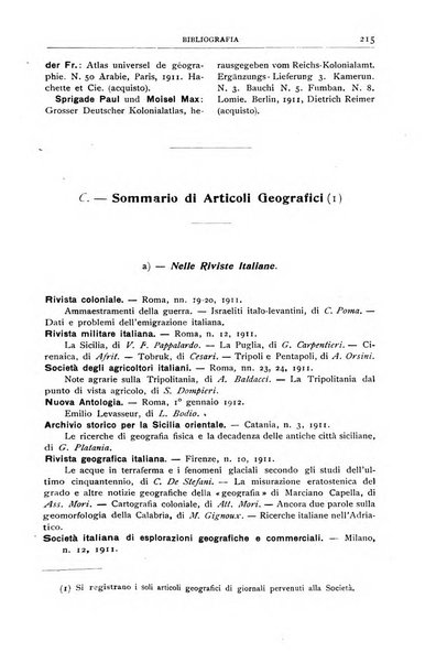 Bollettino della Società geografica italiana