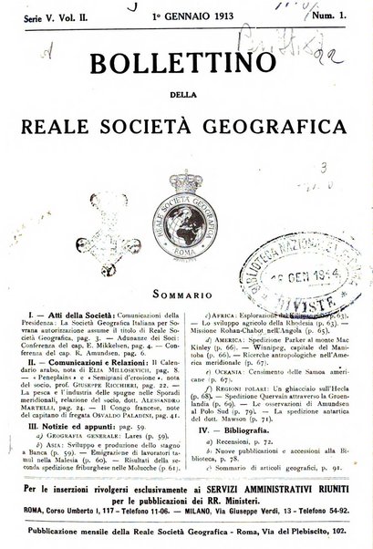 Bollettino della Società geografica italiana