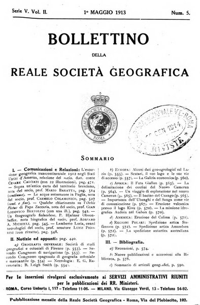 Bollettino della Società geografica italiana