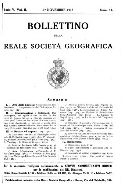 Bollettino della Società geografica italiana