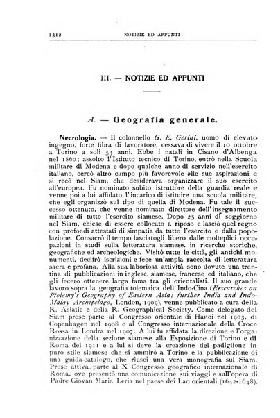 Bollettino della Società geografica italiana