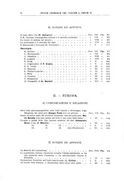 Bollettino della Società geografica italiana