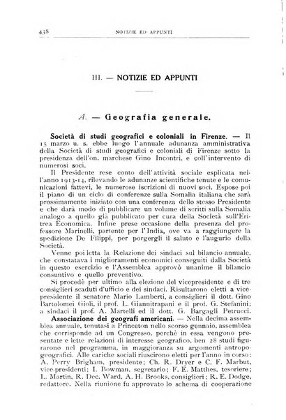 Bollettino della Società geografica italiana