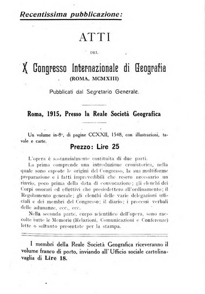 Bollettino della Società geografica italiana