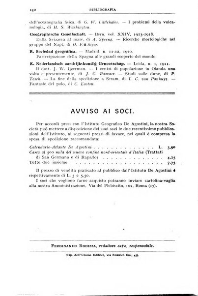 Bollettino della Società geografica italiana