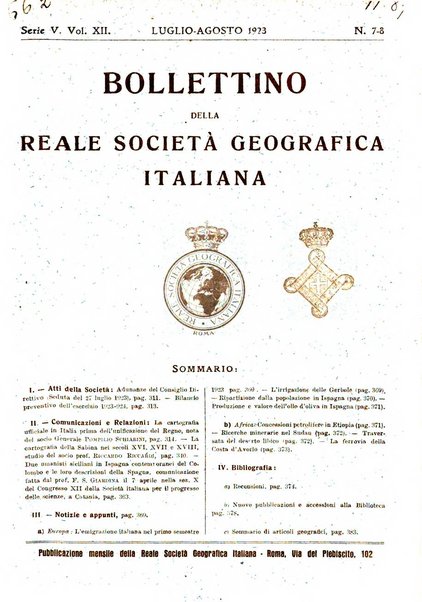 Bollettino della Società geografica italiana