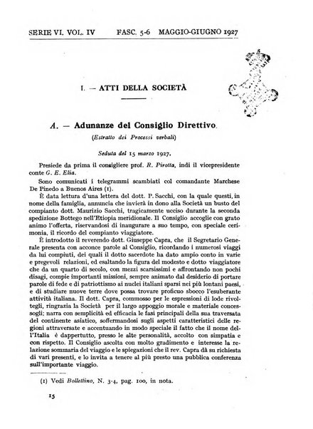 Bollettino della Società geografica italiana