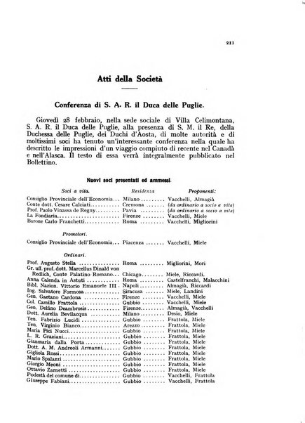 Bollettino della Società geografica italiana