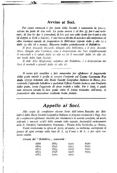 Bollettino della Società geografica italiana