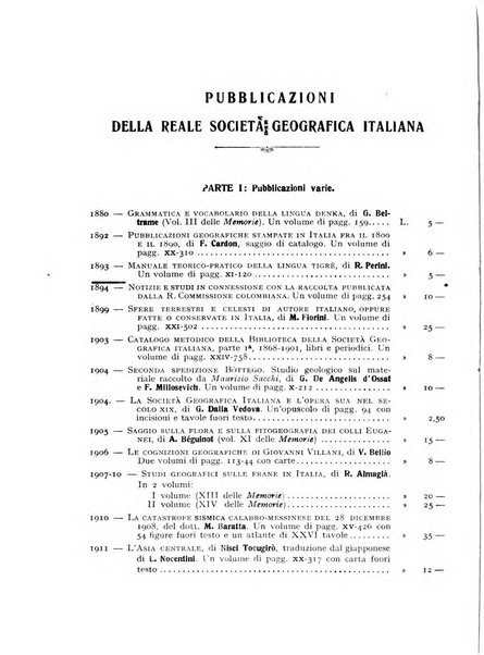 Bollettino della Società geografica italiana